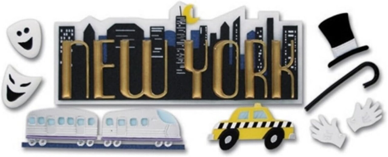 Jolee&#x27;s Boutique New York Dimensional Stickers